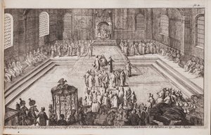 Eine Szene am königlichen Hof von Zar Alexei Michailowitsch, 1677