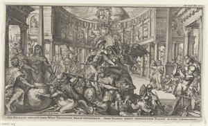Allegorie über die Rolle von Nassau in der Einheit der Republik von Romeyn de Hooghe