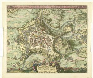 Bombardierung von Luxemburg durch Marschall de Créquy, 1684