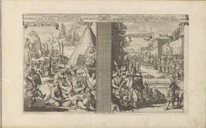Heiler in Arclada; Jesuit wird von einem Zollmeister in Golkonda rasiert (Serie)