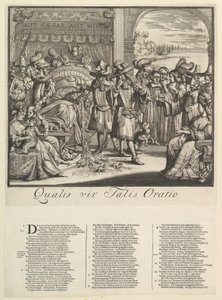 Qualis vir Talis Oratio von Romeyn de Hooghe