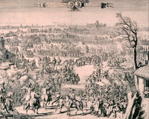 König Wilhelm III. in der königlichen Prozession, 1688