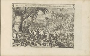 Spanische Grausamkeiten in Westindien (Serie: Die Ost- und Westindischen Inseln und andere Orte) von Romeyn de Hooghe