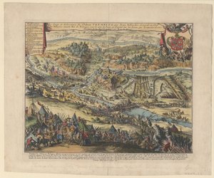 Die Belagerung von Trembowla im Jahr 1675, 1690 von Romeyn de Hooghe