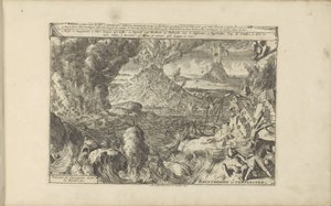 Vulkane und Stürme von Romeyn de Hooghe