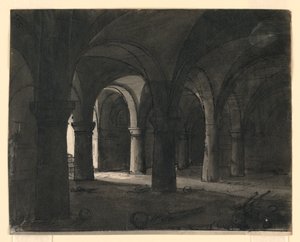 Bühnenbild, Krypta von Romolo Achille Liverani