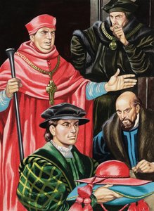 Kardinal Wolsey und Sir Thomas More