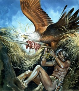 Adler und Indianer
