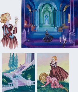 Illustrationen zu Die Schöne und das Biest