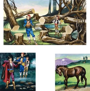 Illustrationen zu Michael und die mächtigen Männer