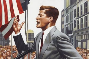 John Kennedy spricht