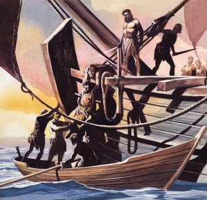 Piraten nehmen einen Gefangenen