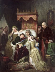 Der Wahnsinn von Isabel von Portugal, ca. 1855