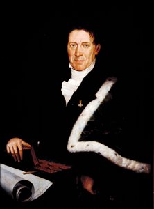 Porträt des Architekten Carlo Barabino (1768-1835) von Rosa Bacigalupo Carrea