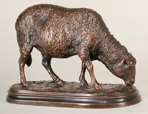 Ein weidendes Schaf von Rosa Bonheur