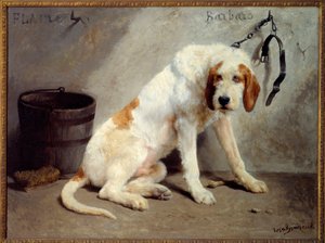 Der Hund Barbaro nach der Jagd (Jagdhund) von Rosa Bonheur