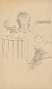 Walter Barwig beim Chellospiel von Rosa Simon Barwig
