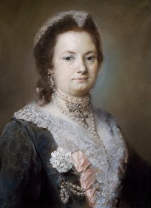 Porträt einer Dame von Rosalba Giovanna Carriera