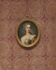 Porträt einer unbekannten Dame von Rosalba Giovanna Carriera