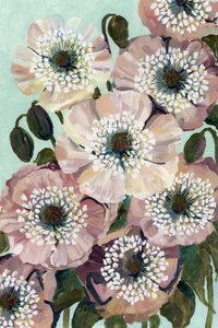 Rosa Mohnblumen