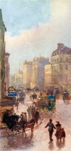 Oxford Street von der Ecke der Bond Street von Rose Maynard Barton