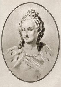 Katharina II., aus Living Biographies of Famous Rulers von Ross Gordon