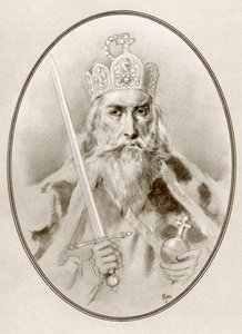 Karl der Große, aus Living Biographies of Famous Rulers von Ross Gordon