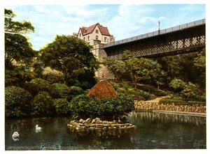 Ornamentales Wasser im Park, Scarborough, 1901 von Ross and Co Liversidge