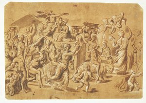 Triumph des Bacchus von Rosso Fiorentino