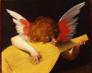 Musikalischer Engel, 1521 von Rosso Fiorentino