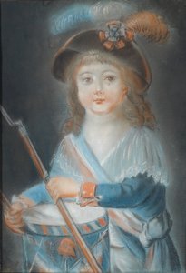 Bildnis eines Knaben als Tambour der französischen Revolution von Rougemont