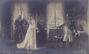 Königin Louise von Preußen trifft Napoleon in Tilsit