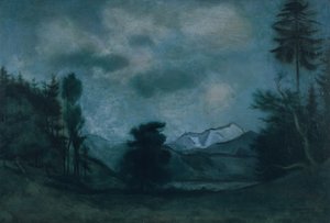 Alpenlandschaft von Rudolf Kremlicka