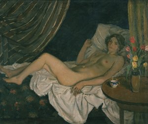 Liegende Frau