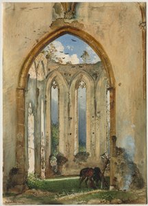 Ruine einer Kirche von Rudolf von Alt