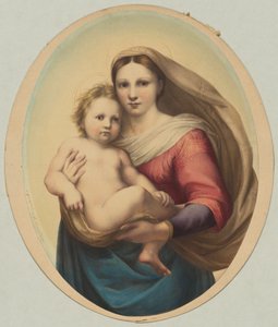 Kopie nach Raphaels Sixtinischer Madonna von Rudolph Geudtner