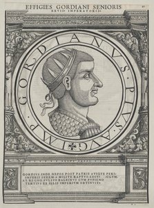 Römischer Kaiser Gordian I. (Druck) von Rudolph Wyssenbach