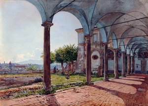 Blick auf Rom (Italien) von der Kirche Sant Onofrio von Rudolf von Alt