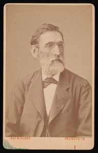 Porträt von Alexander von Frantzius 1821-1877, 1876 von Ruf and Dilger