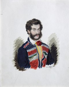 Porträt des Dekabristen Graf Zakhar Chernyshov 1796-1862, 1830er Jahre von Rufim Ivanovich Dorokhov