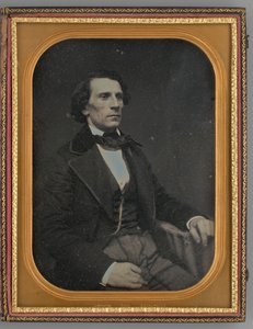 Unbetiteltes Porträt eines sitzenden Mannes, 1855