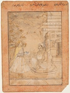 Raja Anup Singh r. 1669-98 empfängt einen Höfling, ca. 1690 von Ruknuddin
