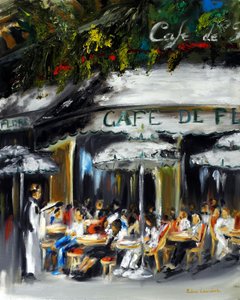 Cafe de Flore Paris von Ruslana Levandovska