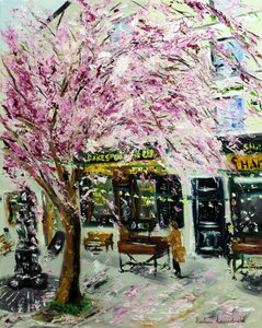 Kirschblüten bei Shakespeare & Company Paris II, 2022