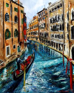 Gondel in Venedig Italien II, 2023