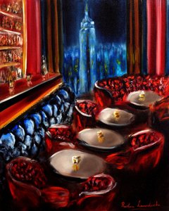 New York Lounge Bar - Innenansicht von Ruslana Levandovska