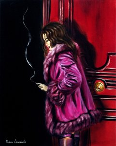 Nachtfall Café von Ruslana Levandovska