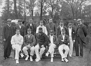 Südengland XI Cricket-Team gegen die Australier, um 1899