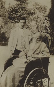 Leo Tolstoi, russischer Schriftsteller von Russian Photographer
