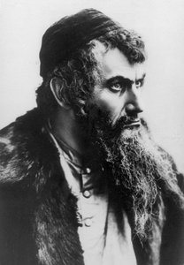 Raphael Adelheim in der Rolle des Shylock in der russischen Produktion von "Der Kaufmann von Venedig", 1898 von Russian Photographer